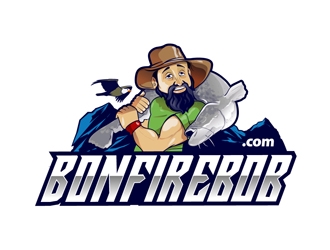 Bonfire Bob logo design by DreamLogoDesign