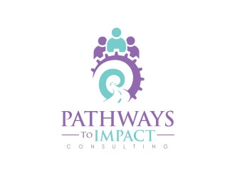 Pathways To Impact Consulting logo design by sanworks