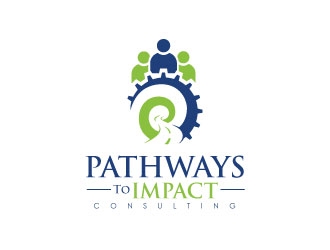 Pathways To Impact Consulting logo design by sanworks