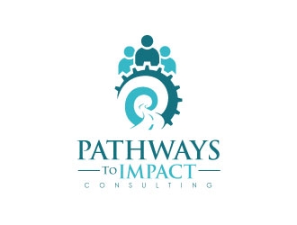 Pathways To Impact Consulting logo design by sanworks