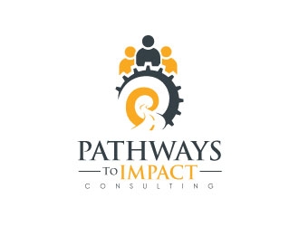 Pathways To Impact Consulting logo design by sanworks