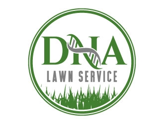 DNA Lawn Service logo design by daywalker