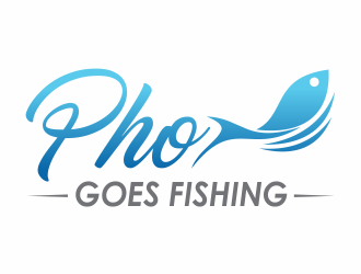 Pho Goes Fishing logo design by up2date