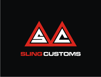 SLING CUSTOMS  logo design by Zeratu