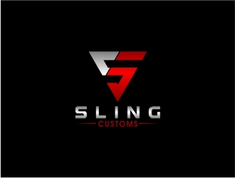 SLING CUSTOMS  logo design by amazing