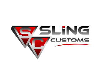 SLING CUSTOMS  logo design by serprimero