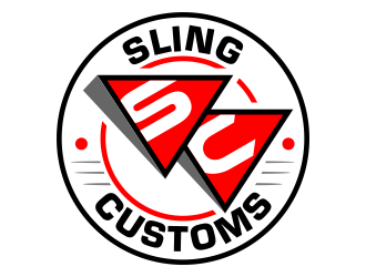 SLING CUSTOMS  logo design by ingepro