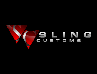 SLING CUSTOMS  logo design by torresace
