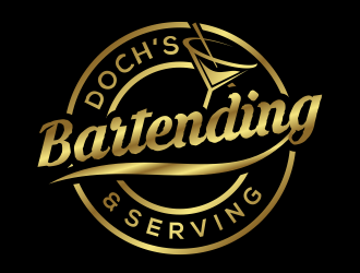 Dochs Bartending & Serving logo design by kopipanas