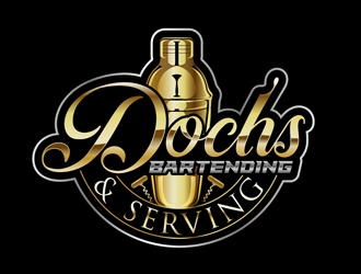 Dochs Bartending & Serving logo design by DreamLogoDesign