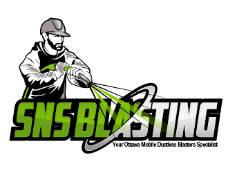 SNS BLASTING  logo design by THOR_