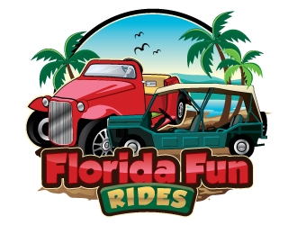 Florida Fun Rides logo design by Suvendu