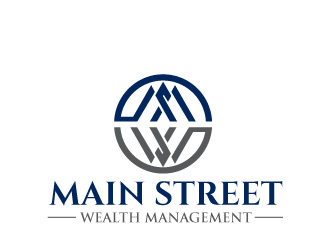 Main Street Wealth Management logo design by tec343