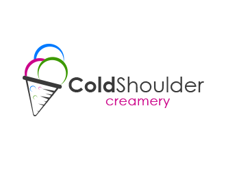 Cold shoulder creamery logo design by BeDesign