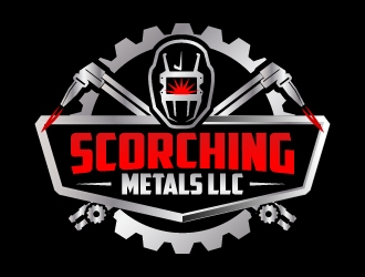 Scorching Metals LLC  logo design by jaize
