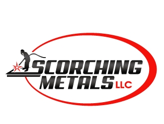 Scorching Metals LLC  logo design by PMG