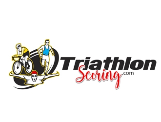 TriathlonScoring.com logo design by DreamLogoDesign