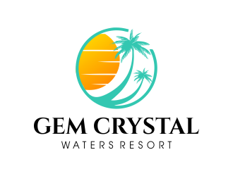 GEM Crystal Waters Resort logo design by JessicaLopes