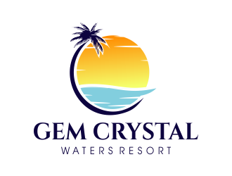 GEM Crystal Waters Resort logo design by JessicaLopes