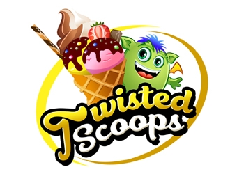 Twisted Scoops logo design by ingepro