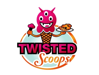 Twisted Scoops logo design by PMG