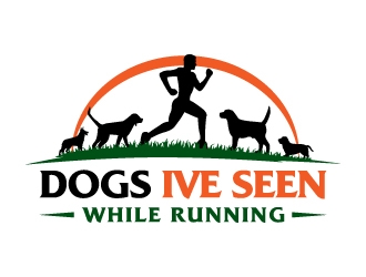 Dogs Ive Seen While Running logo design by akilis13