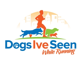 Dogs Ive Seen While Running logo design by jaize