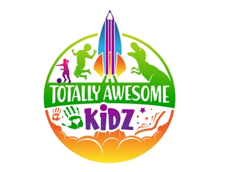 Totally Awesome Kidz logo design by DreamLogoDesign