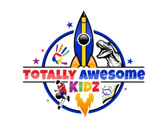 Totally Awesome Kidz logo design by DreamLogoDesign