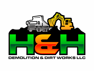 H&H Demolition & Dirt Works LLC logo design by hidro