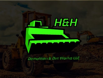 H&H Demolition & Dirt Works LLC logo design by GrafixDragon