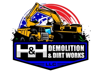 H&H Demolition & Dirt Works LLC logo design by gogo