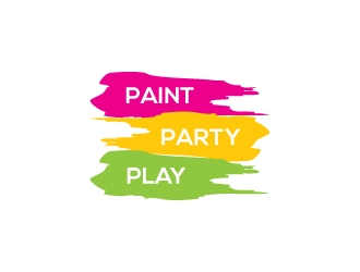 Paint. Party. Play logo design by karjen
