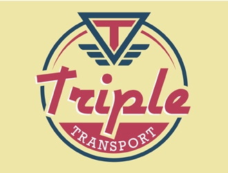 Triple Transport logo design by MAXR