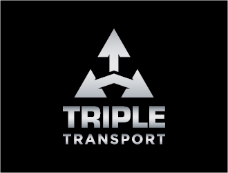 Triple Transport logo design by Fear