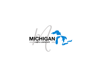 Company Name Is Michigan Lawn & Landscape logo design by haidar