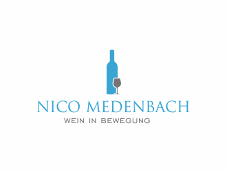 nico medenbach - wein in bewegung logo design by Dianasari