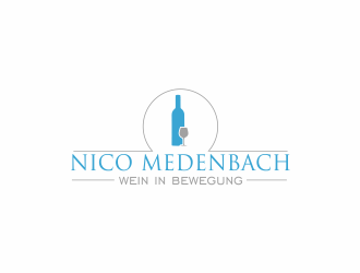 nico medenbach - wein in bewegung logo design by Dianasari