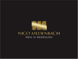 nico medenbach - wein in bewegung logo design by Dianasari