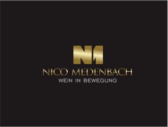 nico medenbach - wein in bewegung logo design by Dianasari