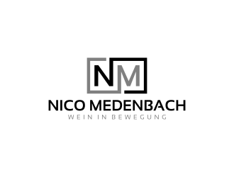 nico medenbach - wein in bewegung logo design by dewipadi