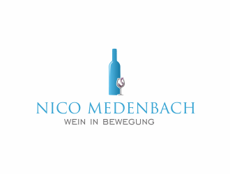nico medenbach - wein in bewegung logo design by Dianasari