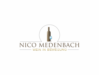 nico medenbach - wein in bewegung logo design by Dianasari