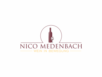 nico medenbach - wein in bewegung logo design by Dianasari