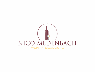 nico medenbach - wein in bewegung logo design by Dianasari