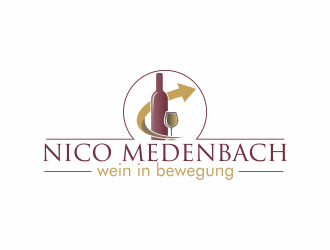 nico medenbach - wein in bewegung logo design by Dianasari
