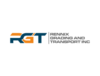 Rennix Grading and Transport Inc logo design by dewipadi