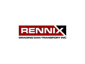 Rennix Grading and Transport Inc logo design by dewipadi