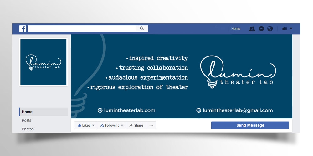 (lumin)theater lab logo design by scriotx