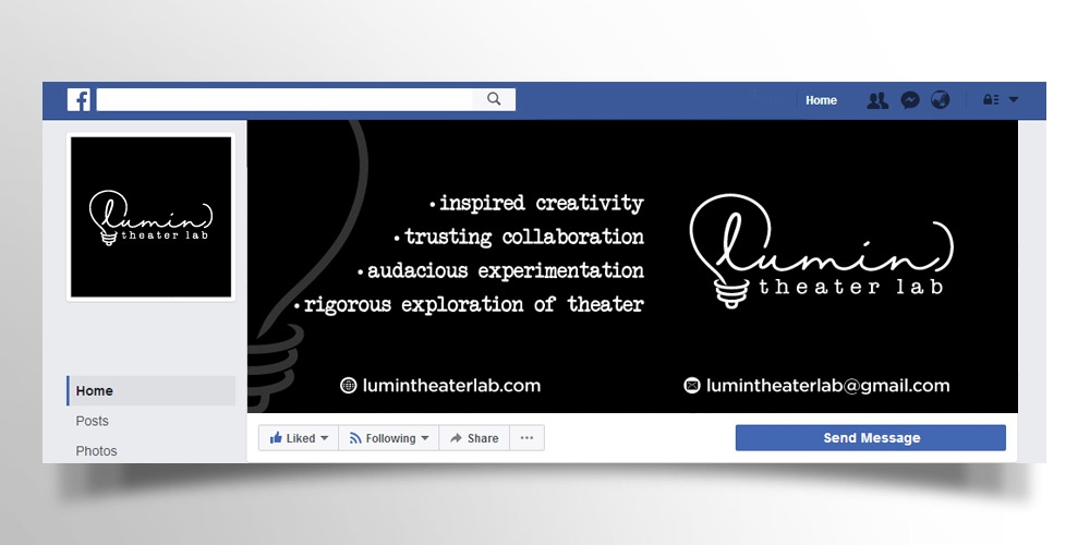 (lumin)theater lab logo design by scriotx